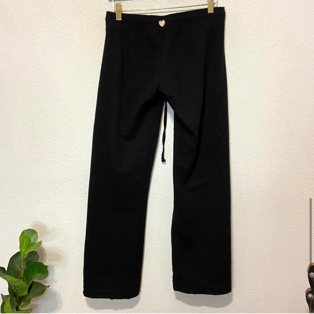 Twisted heart Black cream faux fur hooded tracksuit pants hoodie jacket set S - Picture 8 of 9